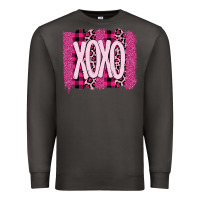 Smoke Love Xoxo Brushstrokes Valentines Premium Sweatshirt - Bettercallsaul