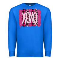 Love Xoxo Brushstrokes Valentines Premium Sweatshirt | Teevron