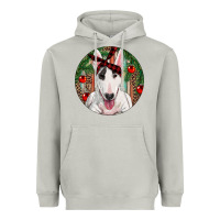 Moon Dust Christmas Bull Terrier Heavyweight Hoodie - RanaPortraitStore