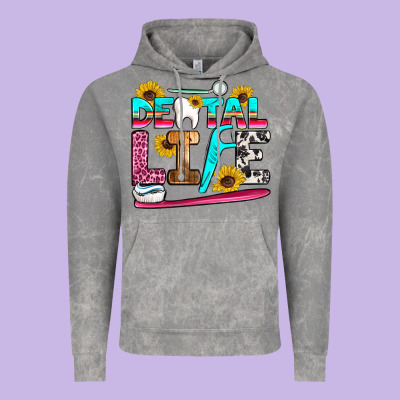 Dental Life Vintage Hoodie Designed By Artiststas
