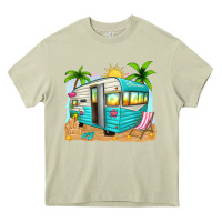 Mossy summer caravan Heavy Core Tee - texasbilliewilder
