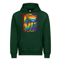 Forest Green Love pride Urban Hoodie - CowGirlArtShop
