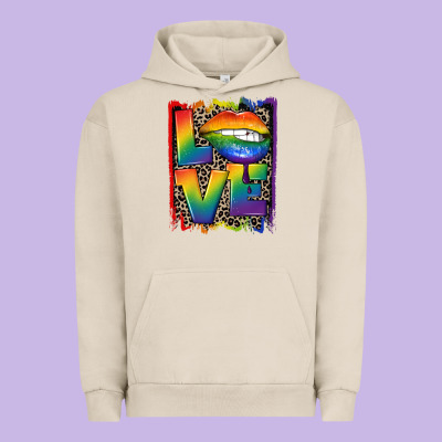 Love Pride Urban Hoodie Designed By Cowgirlartshop