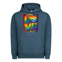 Pigment Midnight Navy Love pride Urban Hoodie - CowGirlArtShop
