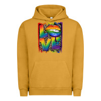 Pigment Peanut Butter Love pride Urban Hoodie - CowGirlArtShop