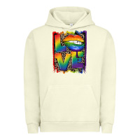 Pigment Pistachio Love pride Urban Hoodie - CowGirlArtShop