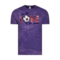 Cloud Purple soccer love of the game Vintage Tee - JahusDesignShop