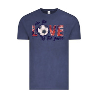 Vintage Denim soccer love of the game Vintage Tee - JahusDesignShop