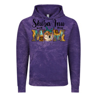 Cloud Purple western shiba inu mom Vintage Hoodie - RanaPortraitStore