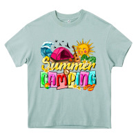 Arona summer camping Heavy Core Tee - texasbilliewilder
