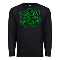 Black shamrock st patrick Premium Sweatshirt - Bettercallsaul