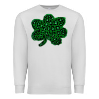 Dove Grey shamrock st patrick Premium Sweatshirt - Bettercallsaul