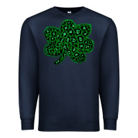 Navy shamrock st patrick Premium Sweatshirt - Bettercallsaul