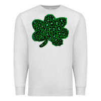 Oatmeal Heather shamrock st patrick Premium Sweatshirt - Bettercallsaul