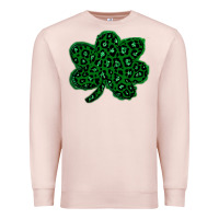 Pale Pink shamrock st patrick Premium Sweatshirt - Bettercallsaul