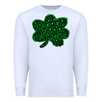 White shamrock st patrick Premium Sweatshirt - Bettercallsaul