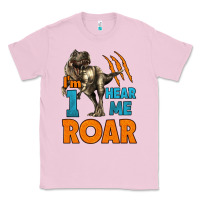 Bubblegum Pink i'm one hear me roar dinosaur birthday Classic Tee - LillyAllenDesigns