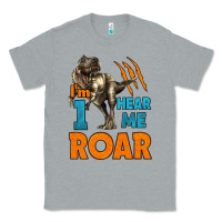 Heather Grey i'm one hear me roar dinosaur birthday Classic Tee - LillyAllenDesigns