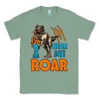 Sage i'm one hear me roar dinosaur birthday Classic Tee - LillyAllenDesigns