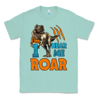 Seafoam i'm one hear me roar dinosaur birthday Classic Tee - LillyAllenDesigns