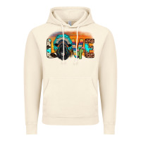 Vintage Artic love black angus indian headdress Vintage Hoodie - JahusDesignShop