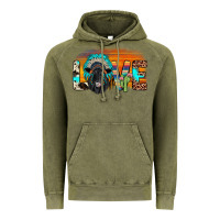 Vintage Olive love black angus indian headdress Vintage Hoodie - JahusDesignShop