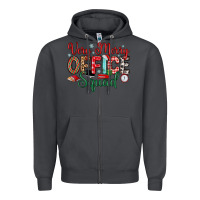 Smoke very merry office squad Zipper Hoodie - MaliasSmallBusiness