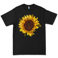 Black sunflower Premium Tee - RanaPortraitStore