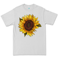 Dove Grey sunflower Premium Tee - RanaPortraitStore