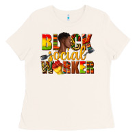 Bone black social worker Ladies Tee - texasbilliewilder
