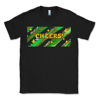 Black leopar and cowhide with cheers Classic Tee - AdoDesignShop
