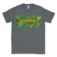 Charcoal Heather leopar and cowhide with cheers Classic Tee - AdoDesignShop