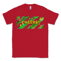 Red leopar and cowhide with cheers Classic Tee - AdoDesignShop