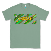 Sage leopar and cowhide with cheers Classic Tee - AdoDesignShop