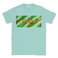 Seafoam leopar and cowhide with cheers Classic Tee - AdoDesignShop