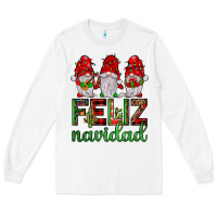 Feliz Navidad Gnomies Long Sleeve Tee | Teevron