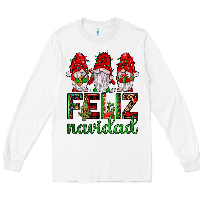 Feliz Navidad Gnomies Long Sleeve Tee by JahusDesignShop | Teevron