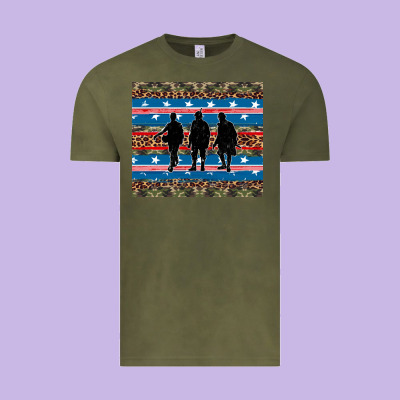 Armed Forces Day Soldier Vintage Tee Designed By Artiststas