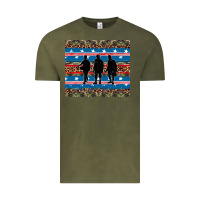 Vintage Olive armed forces day soldier Vintage Tee - Artiststas