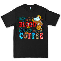 Black my blood type is coffee Premium Tee - Zillion Design Studio