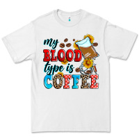 White my blood type is coffee Premium Tee - Zillion Design Studio