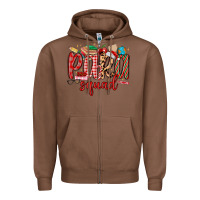 Chestnut para squad christmas Zipper Hoodie - MaliasSmallBusiness