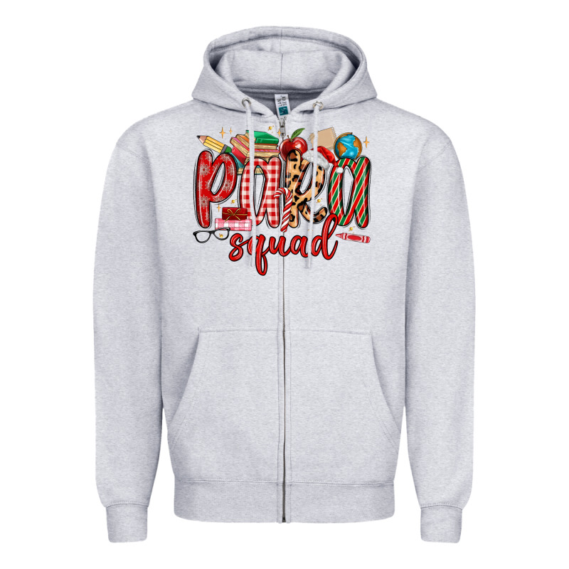 Para Squad Christmas Zipper Hoodie by MaliasSmallBusiness | Teevron