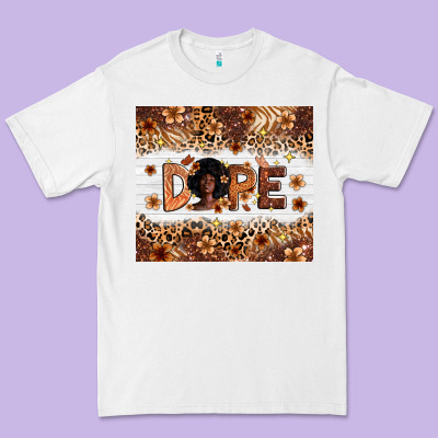 Dope Melanin Premium Tee Designed By Zillion Design Studio