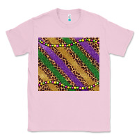 Bubblegum Pink mardi gras leopard glitter bead Classic Tee - BarkalooDesign