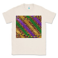 Natural mardi gras leopard glitter bead Classic Tee - BarkalooDesign