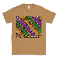 Toasted Coconut mardi gras leopard glitter bead Classic Tee - BarkalooDesign