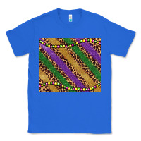 True Royal mardi gras leopard glitter bead Classic Tee - BarkalooDesign