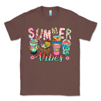 Chestnut Summer Vibes Classic Tee - CowhideDigitalArt