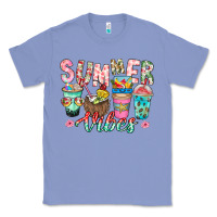 Colony Blue Summer Vibes Classic Tee - CowhideDigitalArt